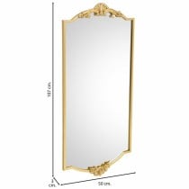 Wall mirror Alexandra House Living Gold Metal Iron Mirror 3 x 107 x 50 cm