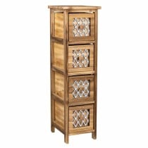 Schubladenschrank Alexandra House Living Braun Holz Paulonia-Holz 26 x 61 x 22 cm