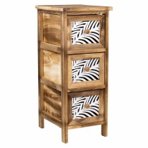 Chest of drawers Alexandra House Living Brown Wood Paolownia wood 32 x 63 x 26 cm