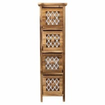 Schubladenschrank Alexandra House Living Braun Holz Paulonia-Holz 26 x 61 x 22 cm