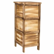 Caisson à Tiroirs Alexandra House Living Marron Bois Bois de paulownia 32 x 63 x 26 cm