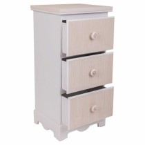 Caisson à Tiroirs Alexandra House Living Blanc Bois MDF 26 x 60 x 31 cm