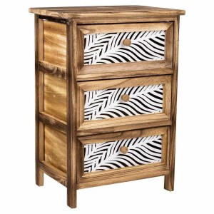 Schubladenschrank Alexandra House Living Braun Holz Paulonia-Holz 29 x 58 x 40 cm