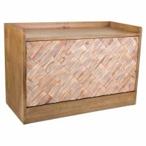 Hocker Alexandra House Living Braun natürlich Paulonia-Holz Holz MDF 38 x 53 x 80 cm Schuhschrank