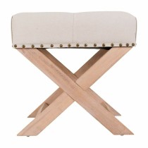 Hocker Alexandra House Living Grau Creme 46 x 46 x 49 cm