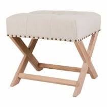 Hocker Alexandra House Living Grau Creme 46 x 46 x 49 cm