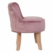 Bench Alexandra House Living Pink Velvet Rubber 46 x 58 x 45 cm