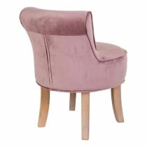 Bench Alexandra House Living Pink Velvet Rubber 46 x 58 x 45 cm