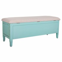 Bench Alexandra House Living Blue Sponge Fir wood MDF Wood 43 x 48 x 120 cm