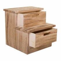 Hocker Alexandra House Living Paulonia-Holz 34 x 34 x 34 cm Leiter