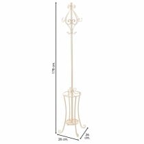 Hat stand Alexandra House Living White 26 x 38 x 26 cm