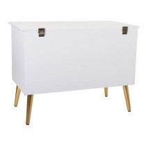 Storage chest with seat Alexandra House Living Golden MDF Wood 41 x 62 x 83 cm