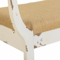 Hocker Alexandra House Living Weiß Schwamm Tannenholz Holz MDF 45 x 78 x 139 cm