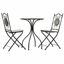 Ensemble Table + 2 Chaises Alexandra House Living Noir 60 x 75 x 60 cm