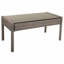 Ensemble Table avec 2 Sièges Alexandra House Living Gris 4 Pièces