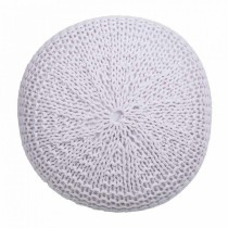 Pouf Alexandra House Living Blanc polystyrène 38 x 30 x 38 cm