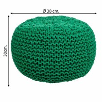 Pouf Alexandra House Living Vert polystyrène 38 x 30 x 38 cm