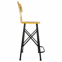 Stool Alexandra House Living Yellow Iron 40 x 100 x 46 cm