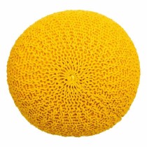 Pouf Alexandra House Living Jaune polystyrène 45 x 30 x 45 cm