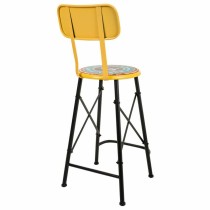 Stool Alexandra House Living Yellow Iron 40 x 100 x 46 cm