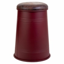 Tabouret Alexandra House Living Rouge Polyuréthane Métal Contre-plaqué 47 x 27 x 33 cm