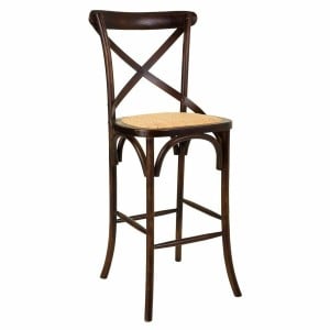 Tabouret Alexandra House Living Marron Rotin Bouleau 53 x 116 x 45 cm