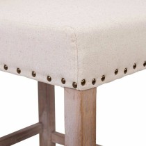 Stool Alexandra House Living Beige Rubber wood 58 x 104 x 48 cm