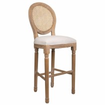 Stool Alexandra House Living Cream Rattan Rubber wood 42 x 121 x 48 cm