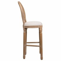 Stool Alexandra House Living Cream Rattan Rubber wood 42 x 121 x 48 cm