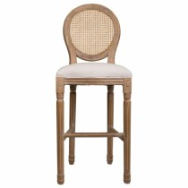 Stool Alexandra House Living Cream Rattan Rubber wood 42 x 121 x 48 cm