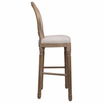 Stool Alexandra House Living Cream Rubber Wood 46 x 116 x 52 cm