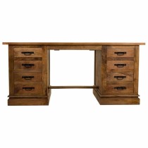 Desk Alexandra House Living Natural Iron Mango wood 75 x 80 x 180 cm