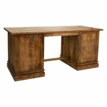 Desk Alexandra House Living Natural Iron Mango wood 75 x 80 x 180 cm