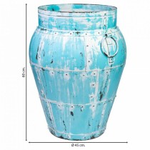 Vase Alexandra House Living Blau Mango-Holz 45 x 60 x 45 cm