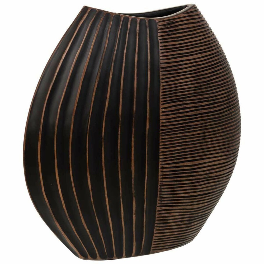 Vase Alexandra House Living Marron Polyrésine 10 x 29 x 29 cm