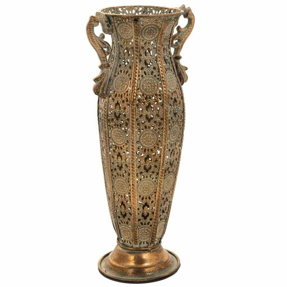 Vase Alexandra House Living Gold Eisen 11 x 34 x 11 cm