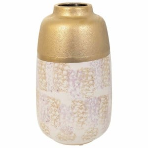 Vase Alexandra House Living Gold aus Keramik 15 x 28 x 15 cm