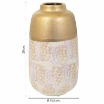 Vase Alexandra House Living Gold aus Keramik 15 x 28 x 15 cm