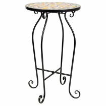 Flower Pot Stand Alexandra House Living Black Iron Tile 35 x 60 x 35 cm