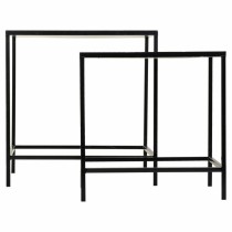 Blumentopfhalter Alexandra House Living Schwarz Eisen Kachel 37 x 51 x 50 cm 2 Stücke