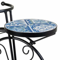 Blumentopfhalter Alexandra House Living Schwarz Eisen Kachel Fahrrad 26 x 43 x 67 cm