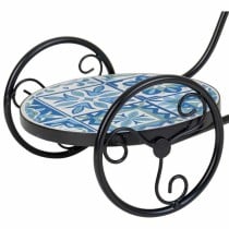 Sous-pot Alexandra House Living Noir Fer Carrelage Bicyclette 26 x 43 x 67 cm