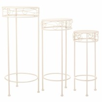 Flower Pot Stand Alexandra House Living White Metal Iron 28 x 120 x 58 cm