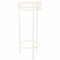 Flower Pot Stand Alexandra House Living White Metal Iron 28 x 120 x 58 cm