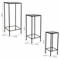 Flower Pot Stand Alexandra House Living Black Iron 30 x 68 x 30 cm