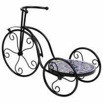 Flower Pot Stand Alexandra House Living Black Iron Tile Bicycle 23 x 36 x 53 cm