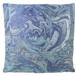 Coussin Alexandra House Living Bleu Textile 43 x 43 cm