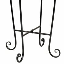 Flower Pot Stand Alexandra House Living Black Iron Tile 35 x 60 x 35 cm