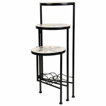 Flower Pot Stand Alexandra House Living Black Iron Tile 30 x 68 x 30 cm