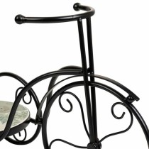 Sous-pot Alexandra House Living Noir Fer Carrelage Bicyclette 23 x 36 x 53 cm